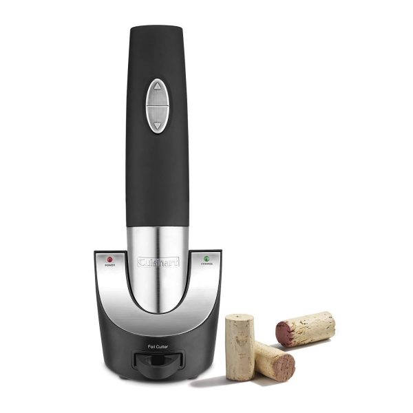 Cuisinart Cordless Wine Opener with Vacuum Sealer Black - CU-CWO-50 Online Hot Sale