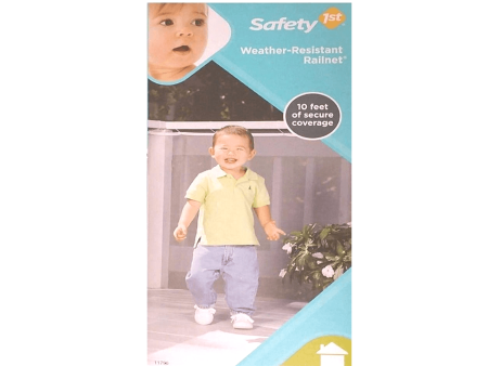 Safety 1st Railnet 10ft: Weatherproof material, Great for indoor balconies or outdoor decks - 11796 For Sale